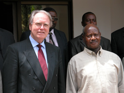 Paulsen and Museveni