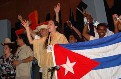 The largest group of Cuban Adventist young people