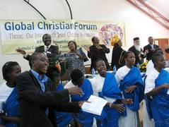 The Nairobi Girls Chorale helped the