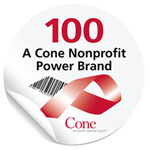 Cone's Nonprofit Power Brand 100 Label
