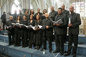 „Adventist Vocal Ensemble“ bei einer BBC-Aufnahme 