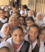 Schülerinnen in Ägypten 