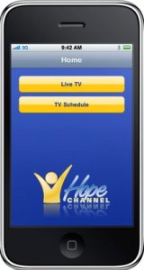 iPhone App für HOPE Channel TV