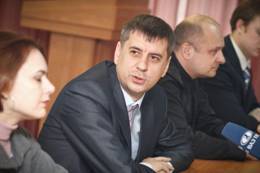 Bürgermeister Sergei Andrejew (39)