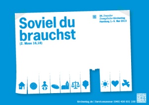 Plakat des 34. Deutschen Evangelischen Kirchentags