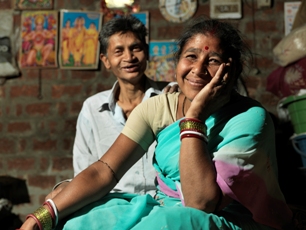 Lepra Patienten in Indien