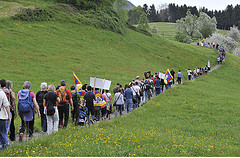 Wanderung auf dem Weg der Menschenrechte von Immensee nach Luzern