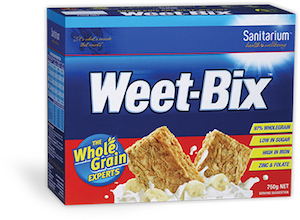 Getreideriegelpackung Weet-Bix