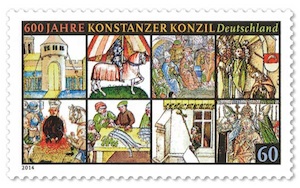 Briefmarke "600 Jahre Konstanzer Konzil" 60 ct