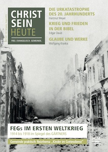 Titelblatt der August-Ausgabe 2014 der BFeG-Zeitschrift "Christsein heute" 