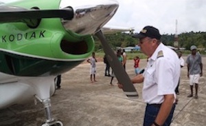 Die „Quest Kodiak“ des adventistischen Flugdienstes Adventist Aviation Indonesia (AAI)