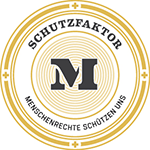 Logo der Informationskampagne „Schutzfaktor M“