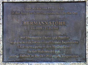 Gedenktafel Hermann-Stöhr-Platz, Berlin 