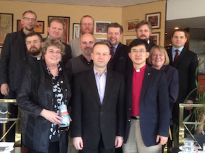 Teilnehmende am Russisch-Ukrainischen Kirchenleitertreffen in Wuppertal, Deutschland