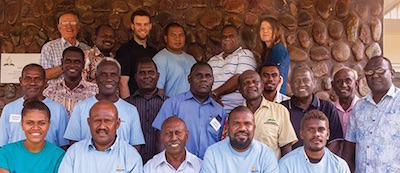 Das Übersetzerteam für das Godpod-Projekt von „It Is Written Oceania“ (IIWO)