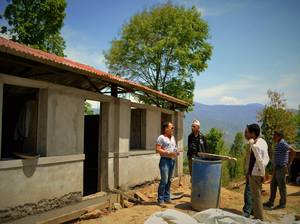 Neubau eines Schulgebäudes im Kavre Bezirk, Nepal