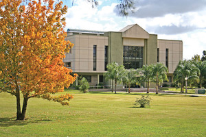 Bibliotheksgebäude der River Plate Adventist University, Entre Ríos, Argentinien