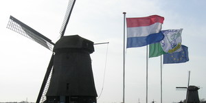 Windmühlen bei Alkmaar, Niederlande