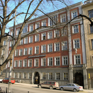 Sitz der adventistischen Kirchenleitung in Stockholm, Schweden