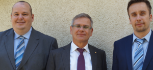 Vorstand der Mittelrheinische Vereinigung: Markus Voss, Norbert Dorotik, Christian Badorrek (v.l.)