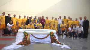 Taufzeremonie im Gefängnis Itajaí Correctional Facility