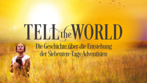 Flyer zum Film „TELL the WORLD“