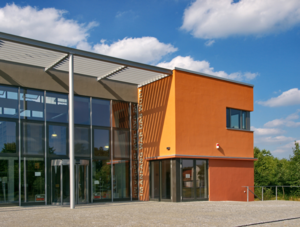 Bibliotheksgebäude in Friedensau bei Magdeburg