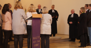 Einführung der Mitarbeitenden des DNK/LWB in der Gethsemane-Kirche, Hannover