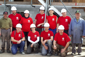 Freiwillige von ADRA Schweiz in Biembach bei Burgdorf