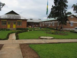 Haupteingang des adventistischen Krankenhauses in Mugonero