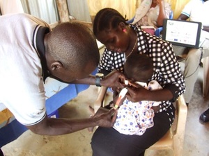 Impfaktion von ADRA im Südsudan