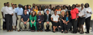 Beteiligte beim psychosozialen Training in Philipsburg/St. Maarten