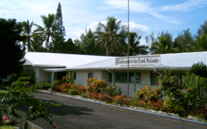 Parlamentsgebäude der Cookinseln in der Hauptstadt Rarotonga.