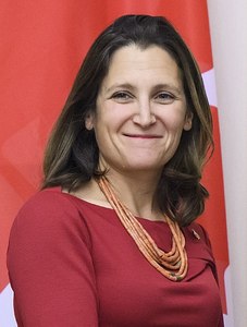 Chrystina Freeland, kanadische Aussenministerin 