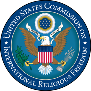 Logo der US-Kommission für internationale Religionsfreiheit (USCRIF)