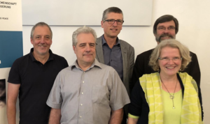 EAK-Vorstand (v.l.): Detlev Besier, Rainer Hub, Michael Zimmermann, Wolfgang Buff und Sabine Müller-Langsdorf