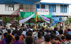 Eröffnungszeremonie des Schutzhauses „House of Care“ für Betroffene häuslicher und sexueller Gewalt in Papua-Neuguinea