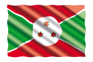 Flagge von Burundi 