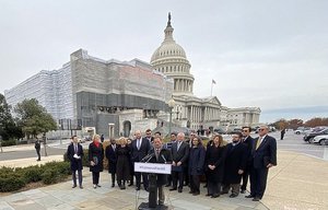 Ankündigung der Gesetzesvorlage «Fairness for All» (FFA) auf dem Capitol Hill, Washington D.C./USA