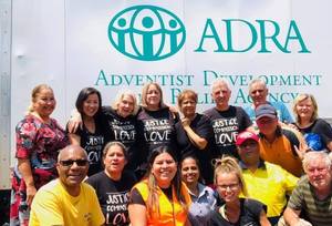 ADRA Mitarbeitende und Freiwillige der adventistischen Kirchgemeinden im Bundesstaat Victoria
