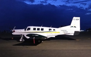 Flugzeug der Adventist Aviation Services (AAS) in Goroka, Papua-Neuguinea (PNG)