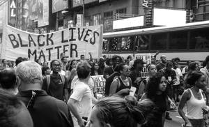Demonstration «black lives matter» in New York, 2016