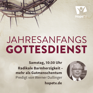 Ankündigung zum Jahresanfangsgottesdienst 2021 der Adventisten in Deutschland