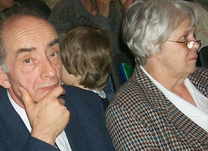 Johannes Kahle neben seiner Frau Esther