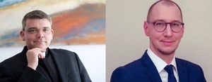 Neuer Leiter des ÖRBB: Monsignore Dr. Hansjörg Günther (li.); neuer Stellvertreter Pastor Dietmar Päschel.