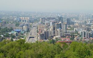 Almaty, Millionenstadt im Südosten von Kasachstan.