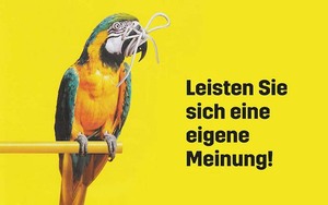 Eines der 52 Plakate aus dem Projekt «Freche Schaukastenplakate» des Vereins cnm.ch.