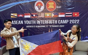 Delegierte aus den Philippinen beim ASEAN Youth Interfaith Camp.  