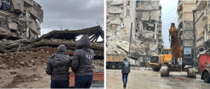 ADRA-Mitarbeitende klären im türkisch-syrischen Erdbebengebiet die benötigte Nothilfe ab.