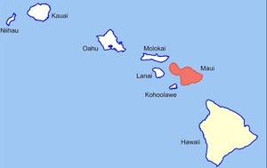 Maui ist die zweitgrösste Insel der hawaiianischen Inselgruppe nach der Hauptinsel, die auch Big Island genannt wird.